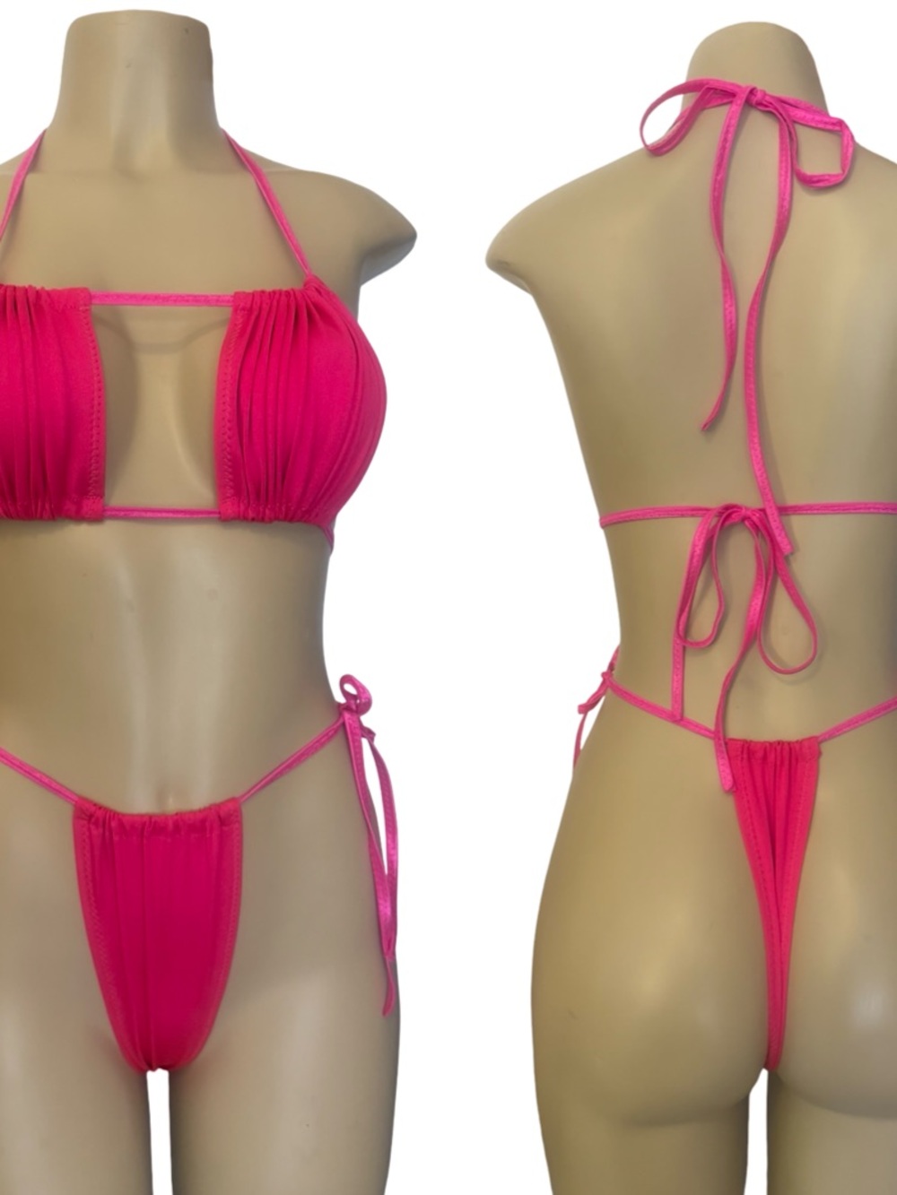 Scrunch  Bikini — Adjustable Tie Back